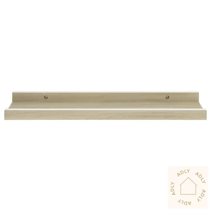 Vegghyller 4 Stk Hvit Og Sonoma Eik 40X9X3 Cm