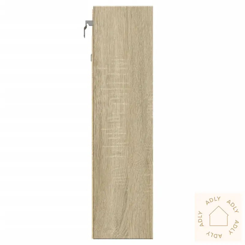 Vitrineskap Sonoma Eik 100X15X58 Cm Konstruert Tre