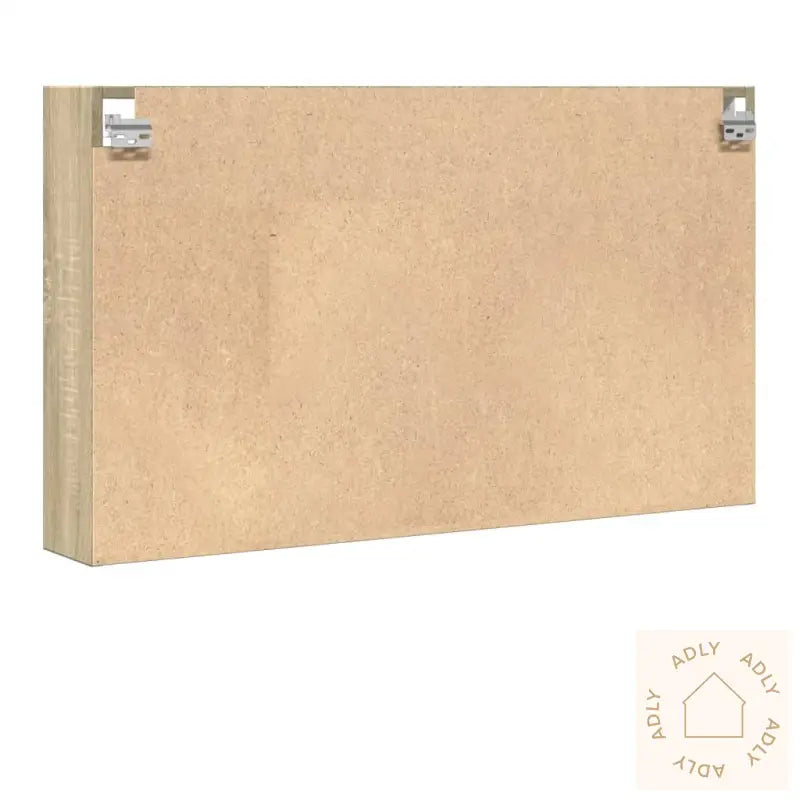 Vitrineskap Sonoma Eik 100X15X58 Cm Konstruert Tre