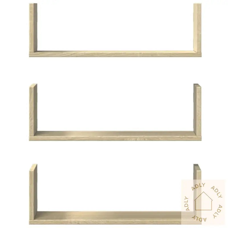 Vegghyller 3 Stk Sonoma Eik 58X18X18 Cm Sponplate
