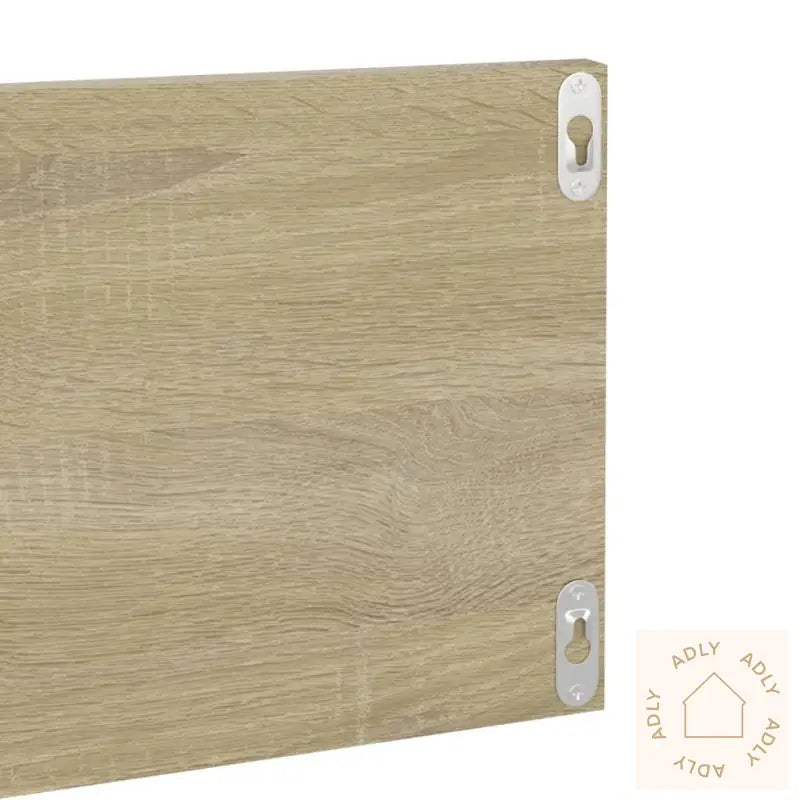 Vegghyller 2 Stk Sonoma Eik 80X11,5X18 Cm Konstruert Tre