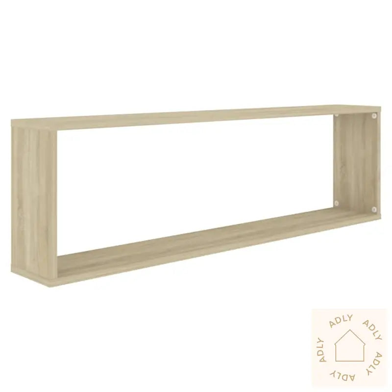 Vegghyller Kube 4 Stk Sonoma Eik 100X15X30 Cm Konstruert Tre