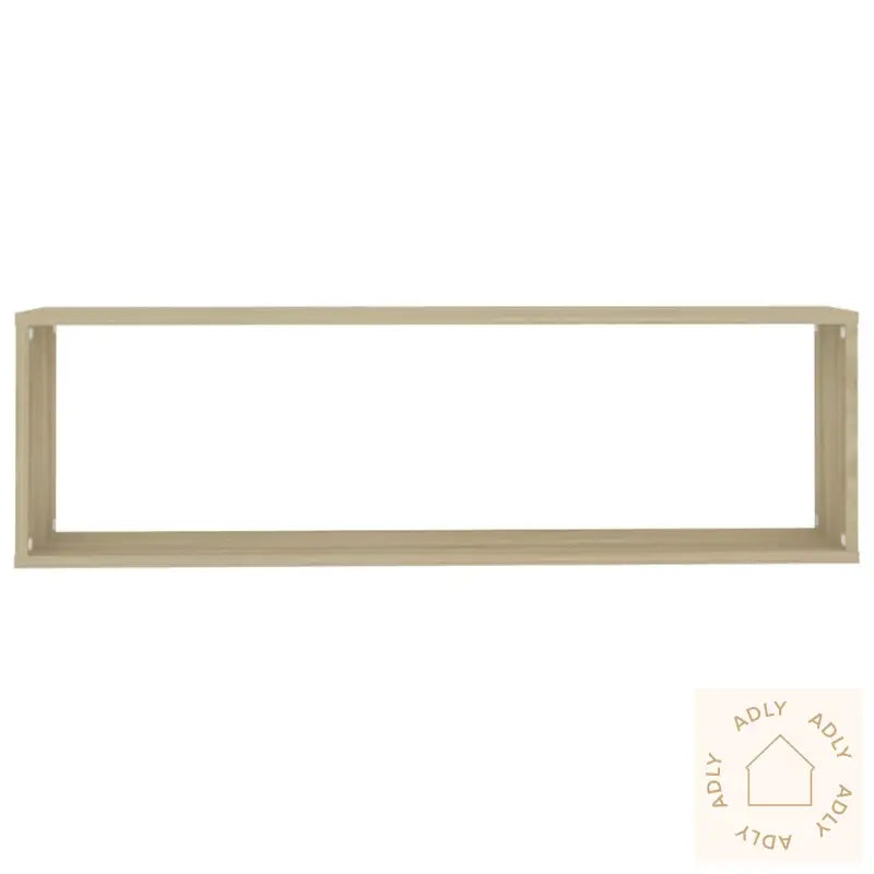 Vegghyller Kube 4 Stk Sonoma Eik 100X15X30 Cm Konstruert Tre