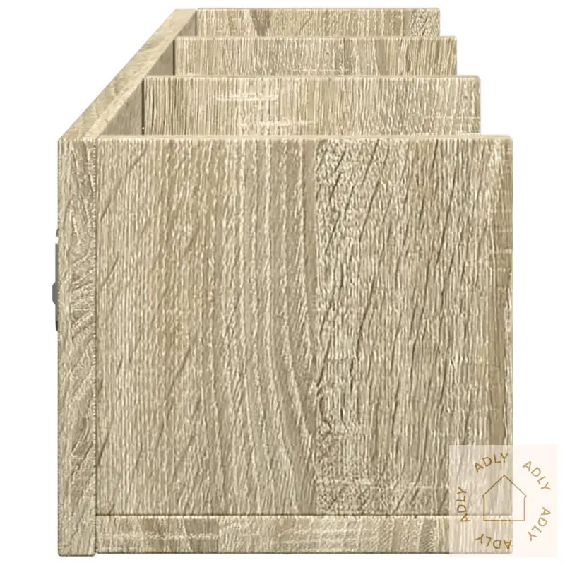 Veggskap 2 Stk Sonoma Eik 75X18X16,5 Cm Konstruert Tre