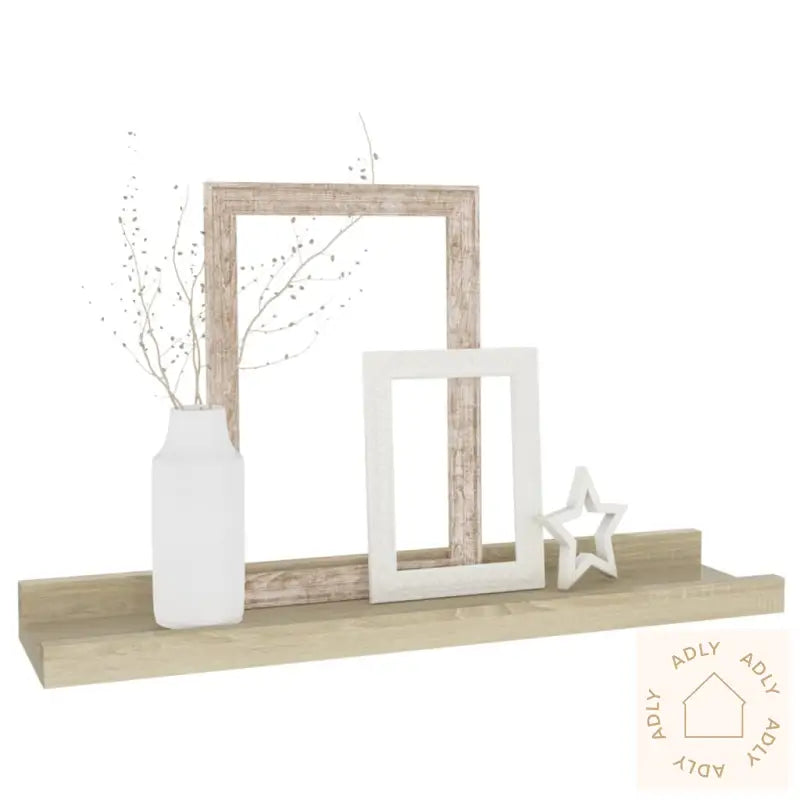 Vegghyller 2 Stk Sonoma Eik 40X9X3 Cm