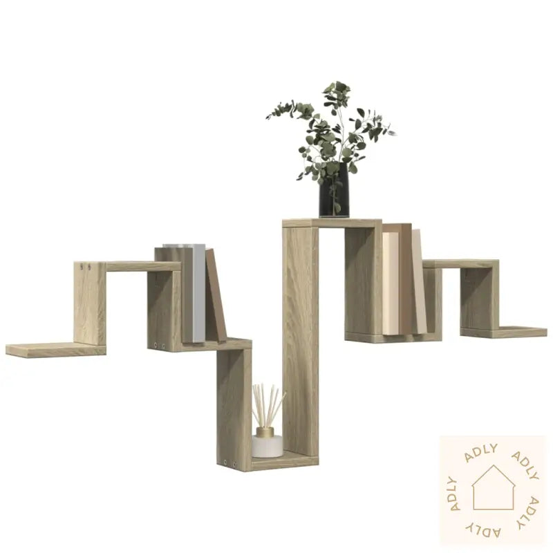 Vegghylle Sonoma Eik 104,5X10X43 Cm Konstruert Tre