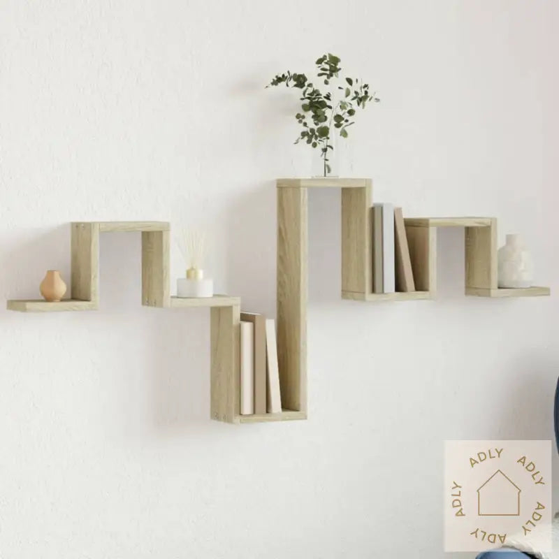 Vegghylle Sonoma Eik 104,5X10X43 Cm Konstruert Tre