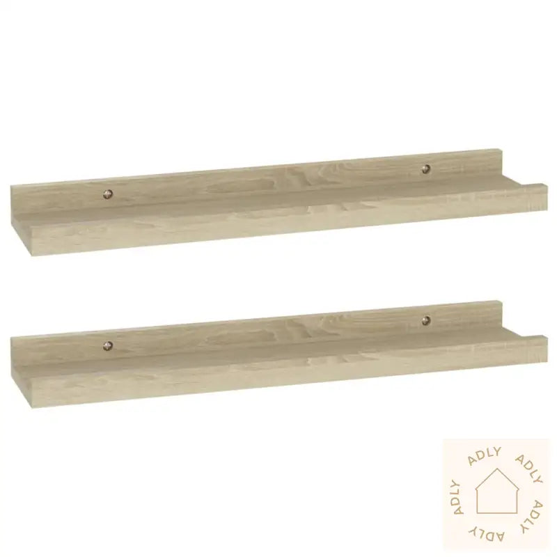 Vegghyller 2 Stk Sonoma Eik 40X9X3 Cm