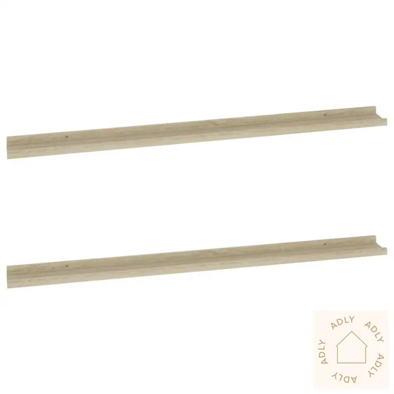 Vegghyller 2 Stk Sonoma Eik 115X9X3 Cm