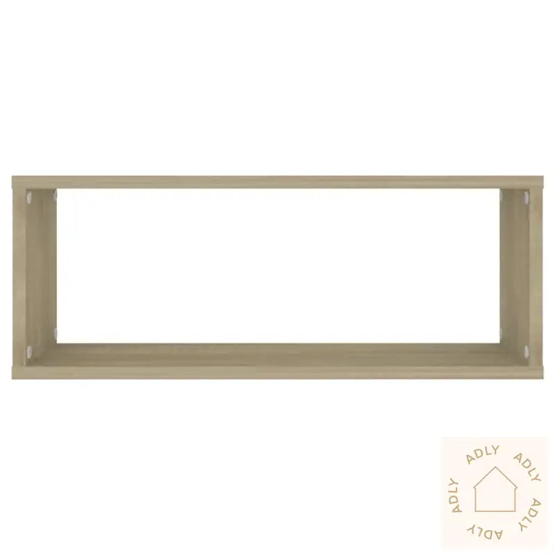 Vegghyller Kubeformet 4 Stk Sonoma Eik 60X15X23 Cm Sponplate