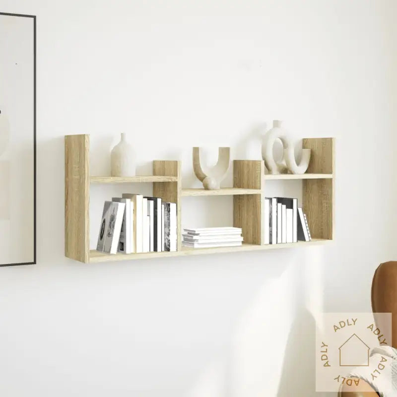 Veggskap 100X18X40 Cm Sonoma Eik Konstruert Tre