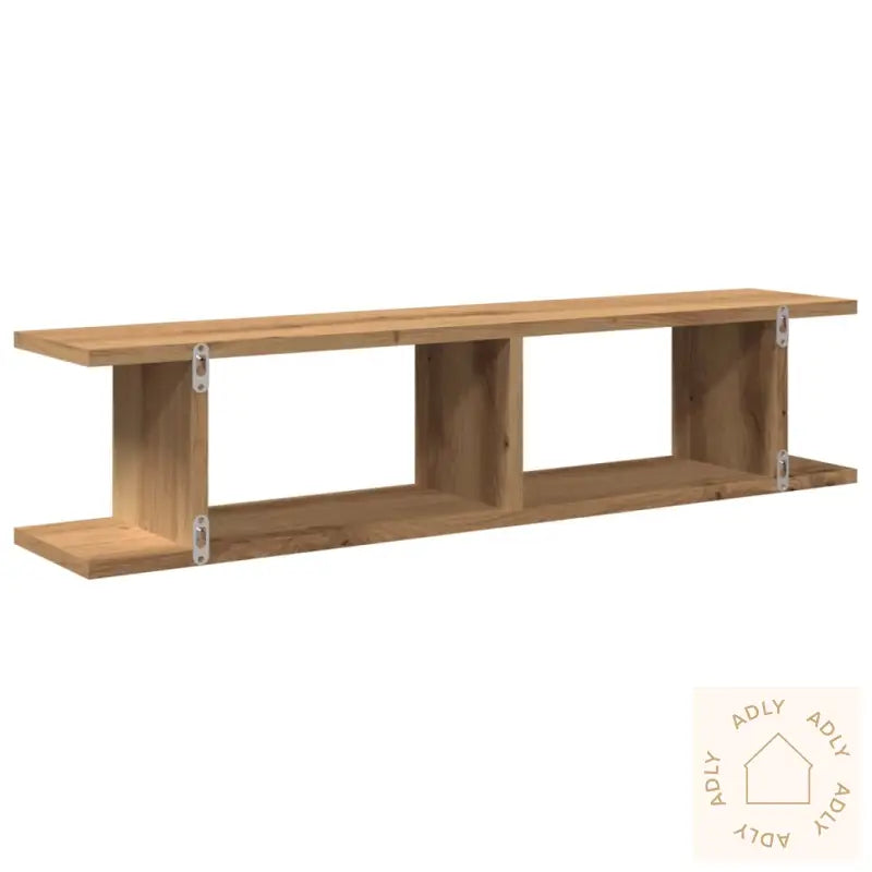 Vegghyller 2 Stk Artisan Eik 90X18X20 Cm Konstruert Tre