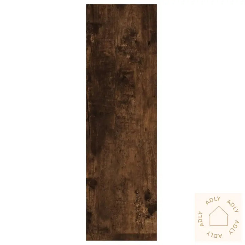 Vegghyller 2 Stk Røkt Eik 50X15X50 Cm Konstruert Tre