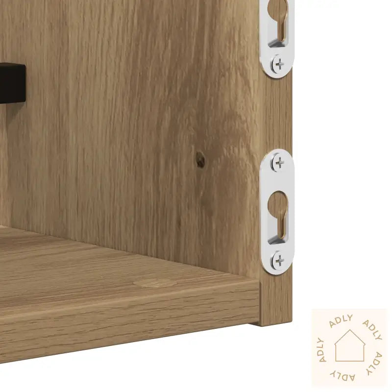 Vegghyller 2 Stk Artisan Eik 80X16X14 Cm Ingeniørtre