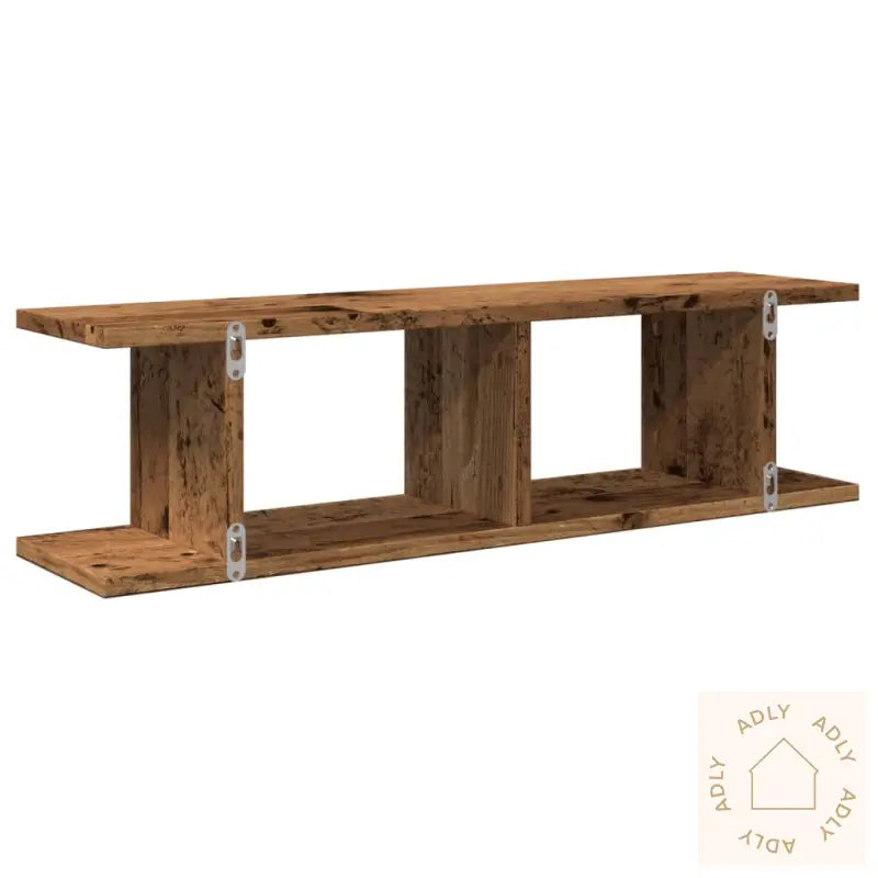 Vegghyller 2 Stk Gammelt Tre 75X18X20 Cm Konstruert Tre
