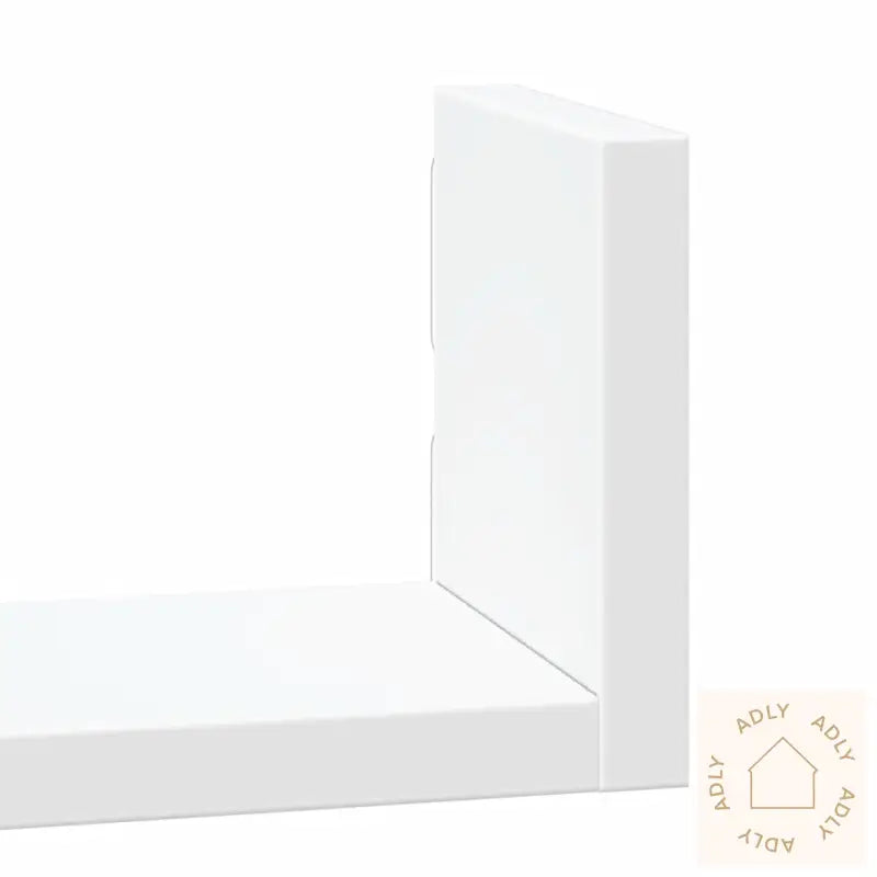 Vegghylle 3 Stk Hvit Konstruert Tre