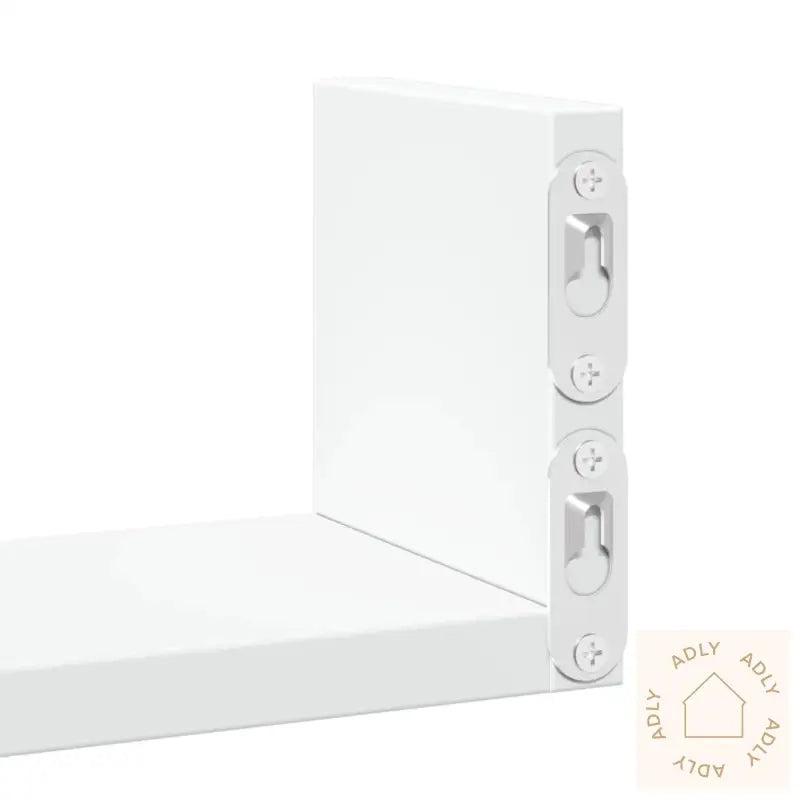 Vegghylle 3 Stk Hvit Konstruert Tre