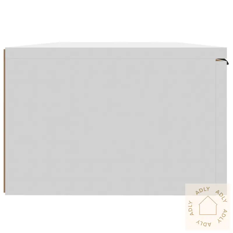 Veggskap 2 Stk Hvit 68X30X20 Cm Konstruert Tre