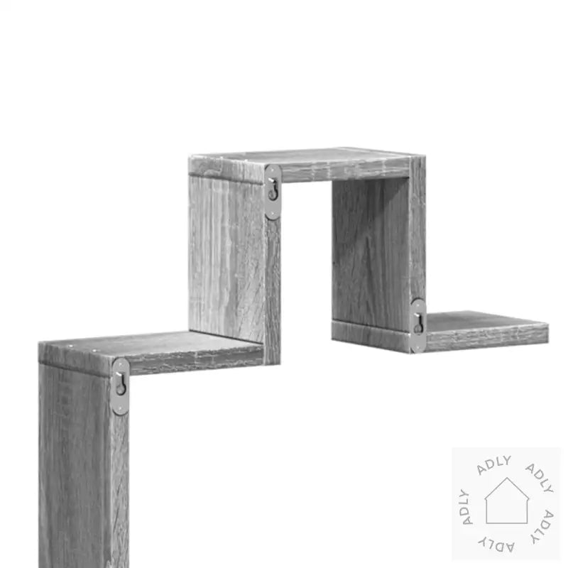 Vegghylle Grå Sonoma 104,5X10X43 Cm Konstruert Tre