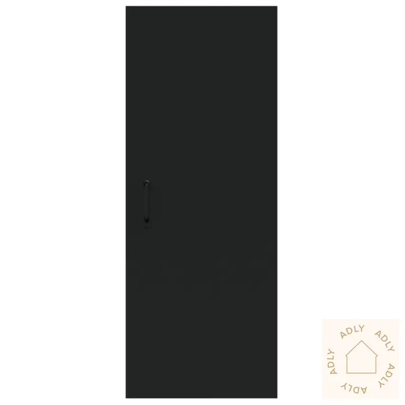 Veggskap Svart 34,5X34X90 Cm Konstruert Tre