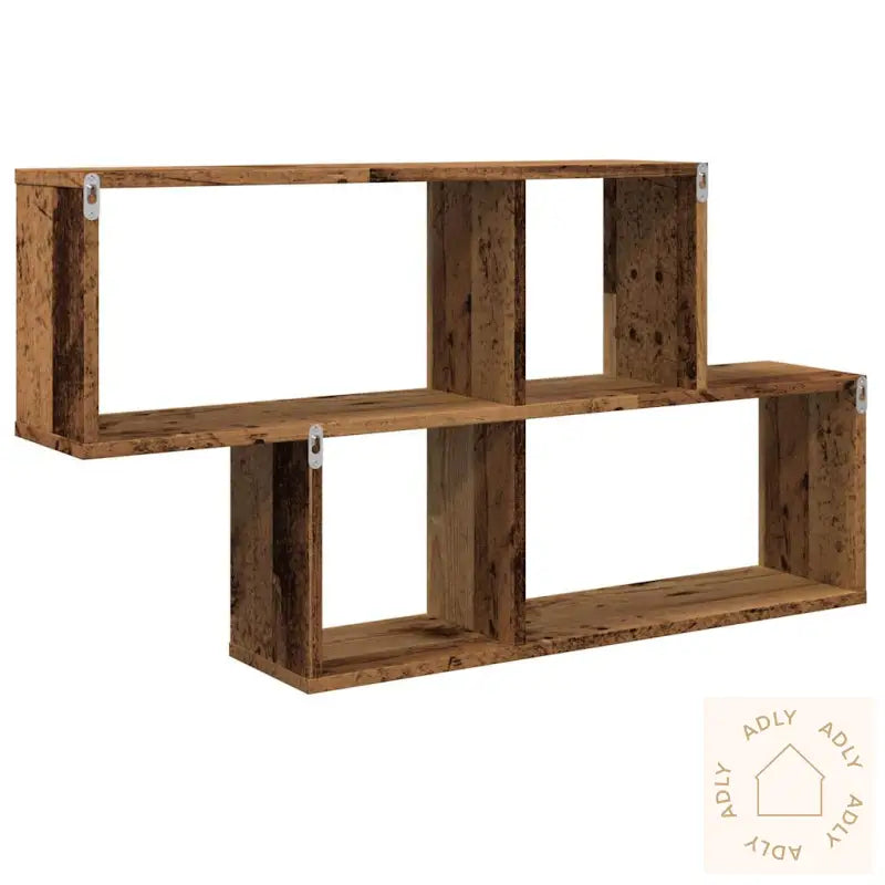 Vegghylle Gammelt Tre 100X18X53 Cm Konstruert Tre