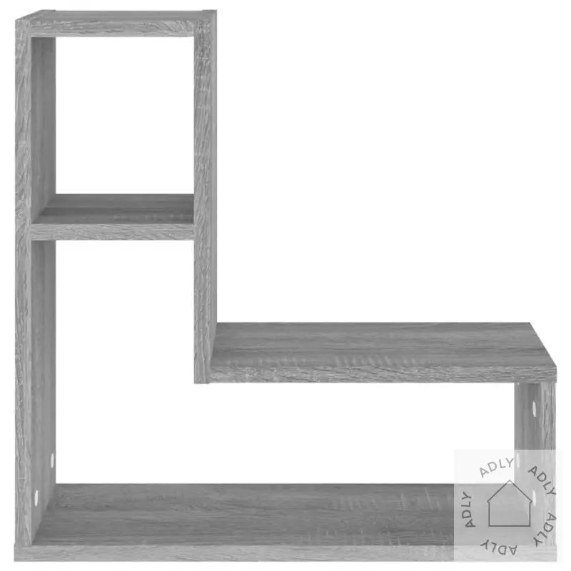 Vegghyller 2 Stk Grå Sonoma 50X15X50 Cm Konstruert Tre