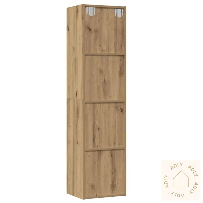 Bokhylle/Tv-Benk Gammelt Tre 36X30X143Cm Konstruert Tre