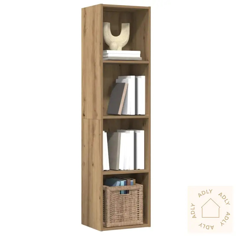 Bokhylle/Tv-Benk Gammelt Tre 36X30X143Cm Konstruert Tre