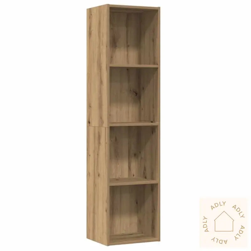 Bokhylle/Tv-Benk Gammelt Tre 36X30X143Cm Konstruert Tre
