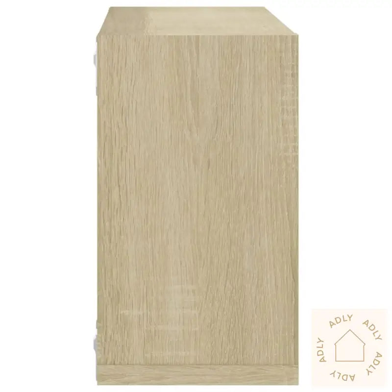 Vegghyller Kubeformet 2 Stk Sonoma Eik 26X15X26 Cm