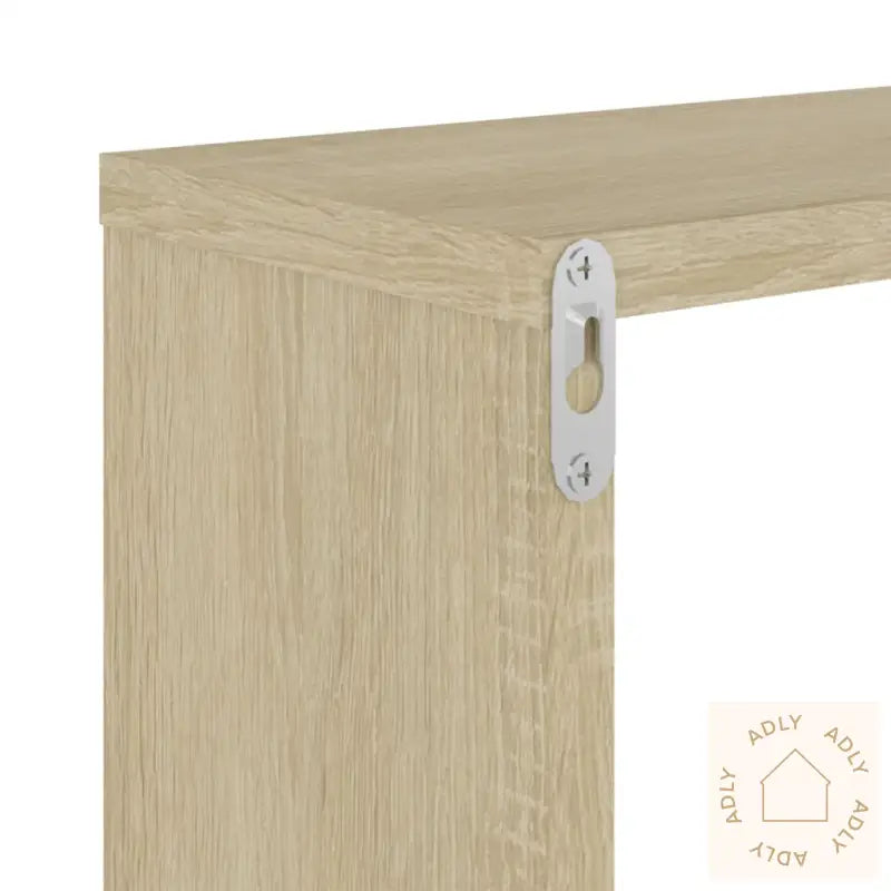 Vegghyller Kubeformet 2 Stk Sonoma Eik 26X15X26 Cm