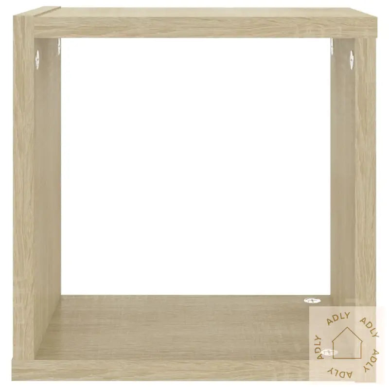 Vegghyller Kubeformet 2 Stk Sonoma Eik 26X15X26 Cm