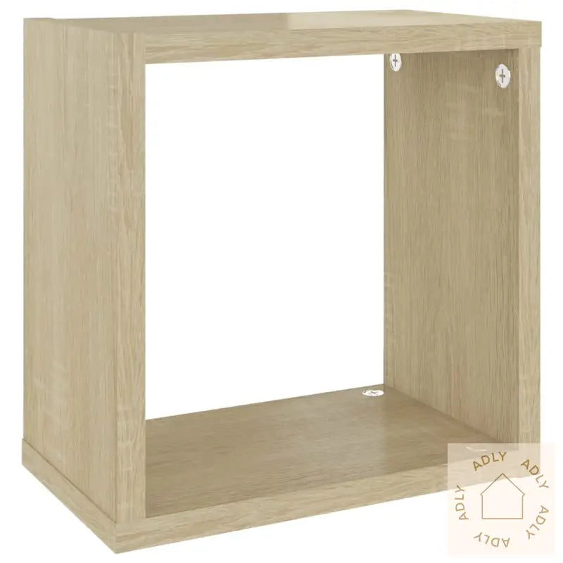 Vegghyller Kubeformet 2 Stk Sonoma Eik 26X15X26 Cm