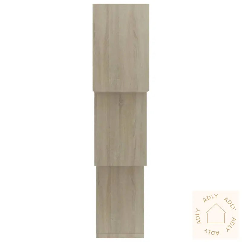 Vegghyller Kubeformet Sonoma Eik 68X15X68 Cm Sponplate
