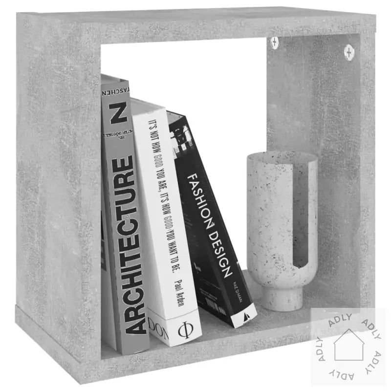 Vegghyller Kubeformet 6 Stk Betonggrå 26X15X26 Cm