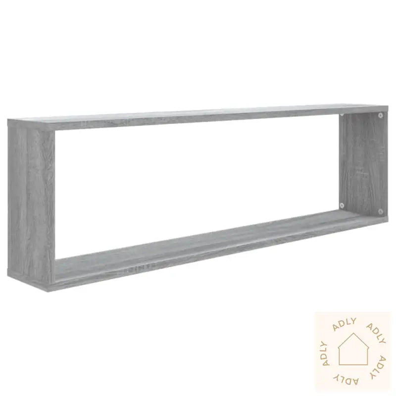 Vegghyller Kube 4 Stk Grå Sonoma 100X15X30 Cm Konstruert Tre