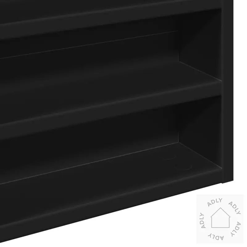 Hyller Svart 60X8,5X58 Cm Konstruert Tre