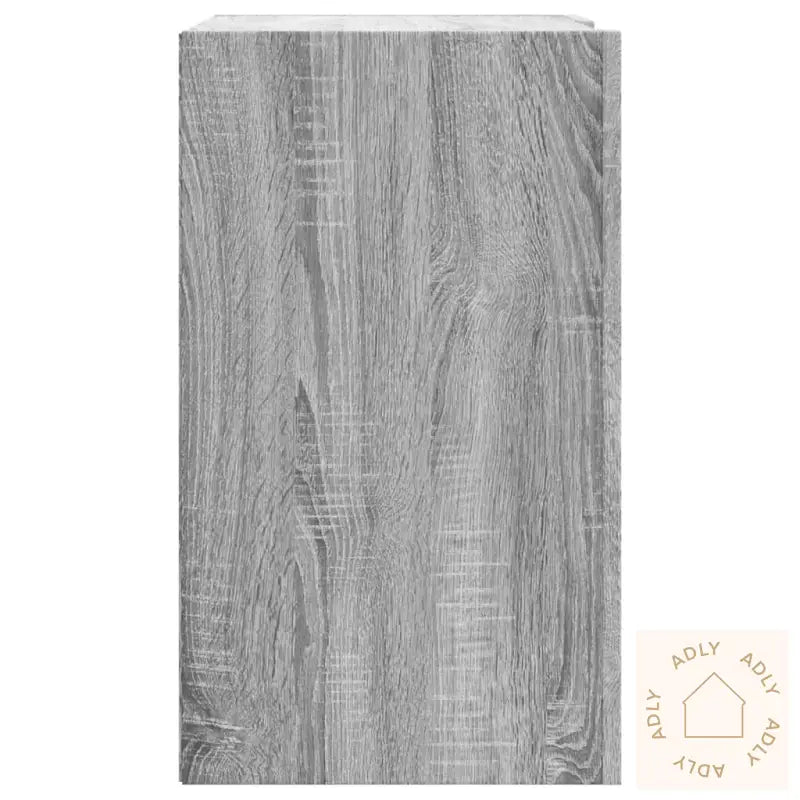 Veggskap Grå Sonoma 75X35X60 Cm Konstruert Tre