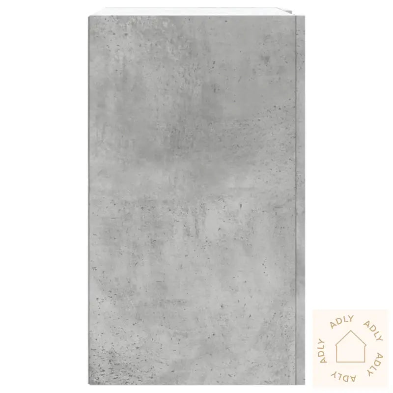 Veggskap Betonggrå 75X35X60 Cm Konstruert Tre