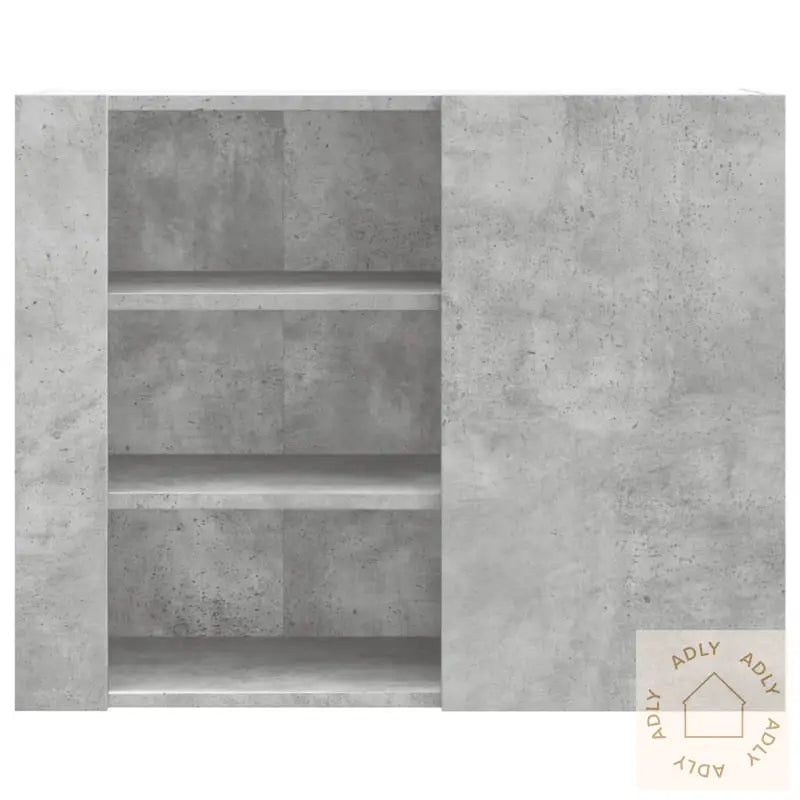 Veggskap Betonggrå 75X35X60 Cm Konstruert Tre