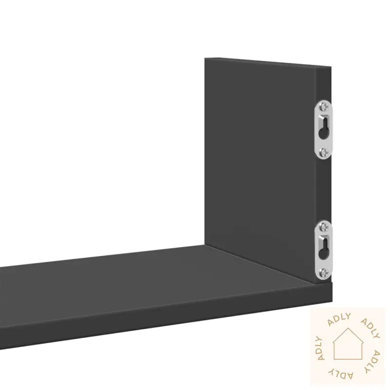 Vegghyller 3 Stk Svart 58X18X18 Cm Konstruert Tre
