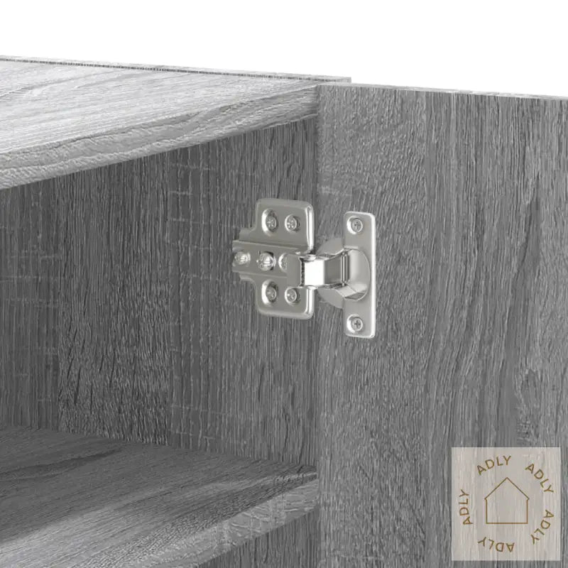 Veggskap Grå Sonoma 75X35X60 Cm Konstruert Tre