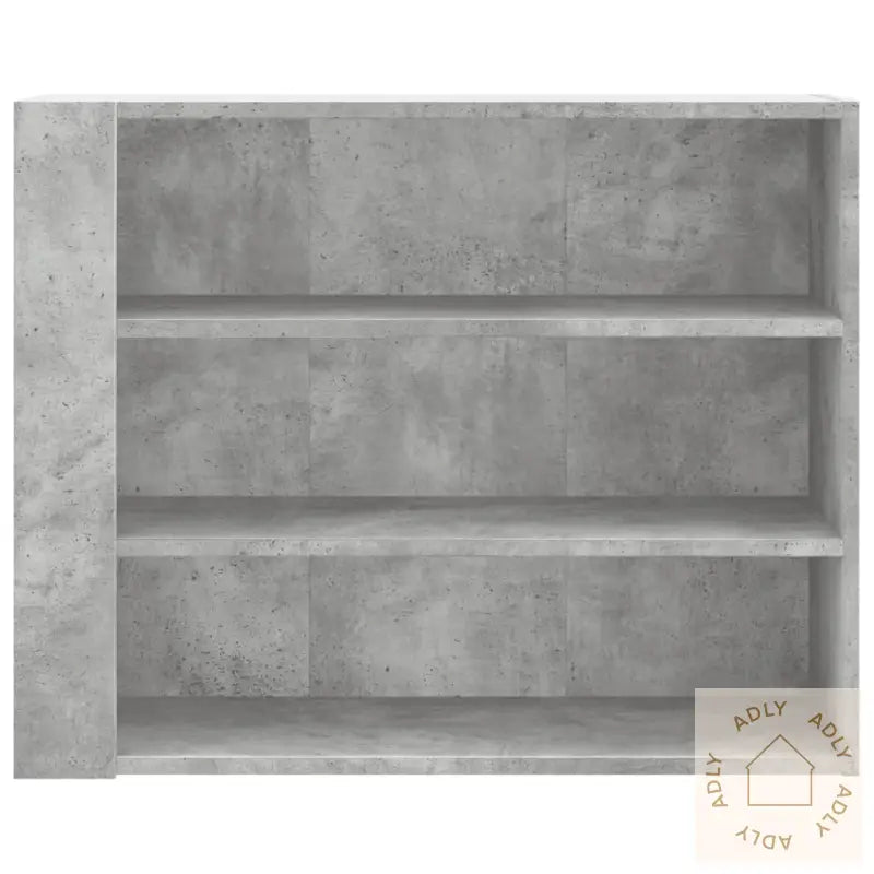 Veggskap Betonggrå 75X35X60 Cm Konstruert Tre