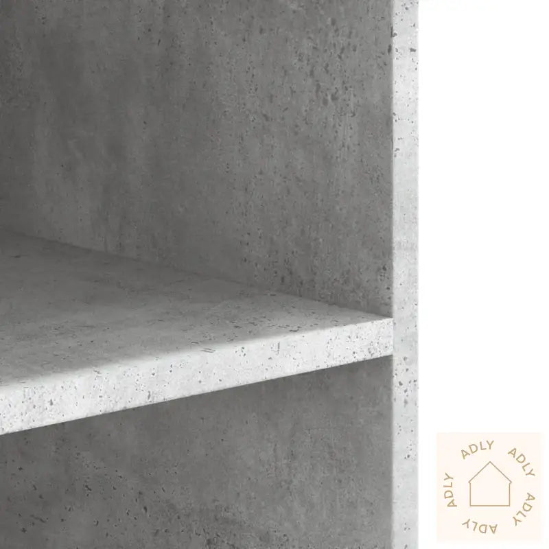 Veggskap Betonggrå 75X35X60 Cm Konstruert Tre