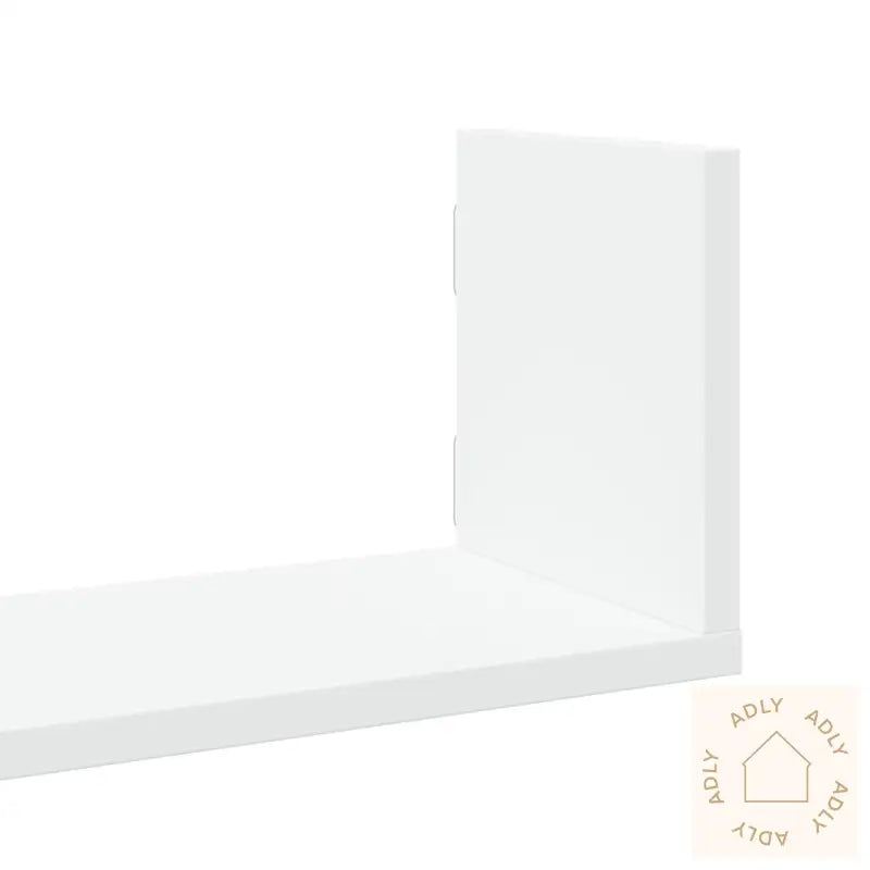Vegghyller 3 Stk Hvit 80X18X18 Cm Konstruert Tre