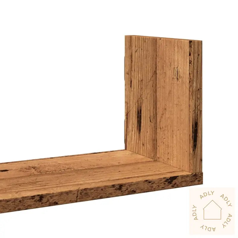 Vegghyller 3 Stk Gammelt Tre 80X18X18 Cm Konstruert Tre