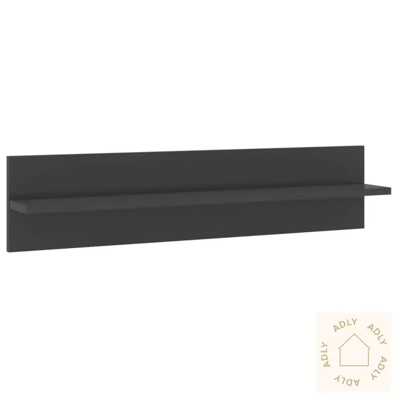 Vegghyller 4 Stk Høyglans Grå 80X11,5X18 Cm Konstruert Tre
