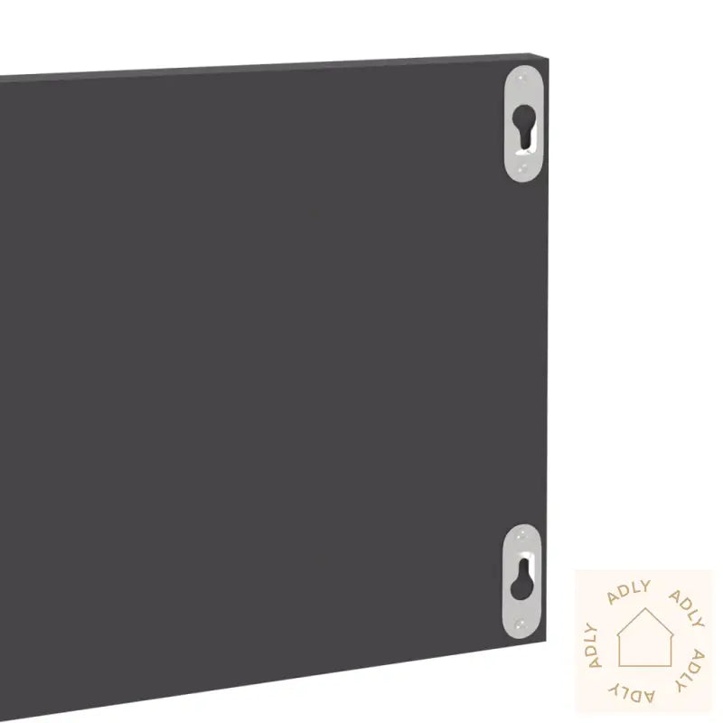 Vegghyller 4 Stk Høyglans Grå 80X11,5X18 Cm Konstruert Tre