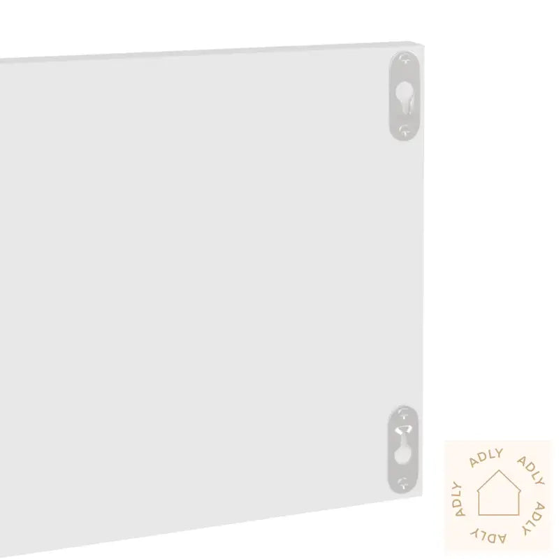 Vegghyller 2 Stk Hvit 80X11,5X18 Cm Konstruert Tre