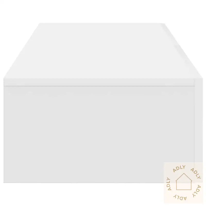 Vegghylle Med Skuffer Hvit 60X26,5X15 Cm Konstruert Tre